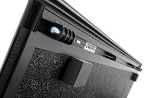 Ford Ranger Hard Low Profile Bed Cover - Rough Country - Tri-Fold Tonneau Cover - '19-'23